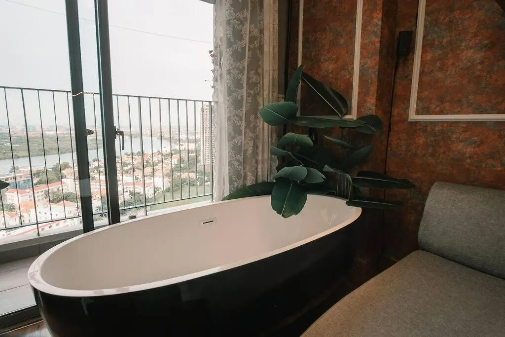 Apartamento Masteri Riverview - Bathtub/Projector/Sound Sys Cidade de Ho Chi Minh